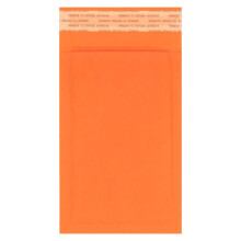 Kuvert 165x100mm orange bølgepap 10 stk.