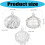 Modern Clear Glass Crystal Candy Dish With Lid Decorative-B 4