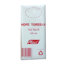 HDPE-poser 7,5x15/2 cm 6mic
