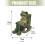 Cute Glowing Frogs With Coffee Cup Solars Light Waterproof-2 4