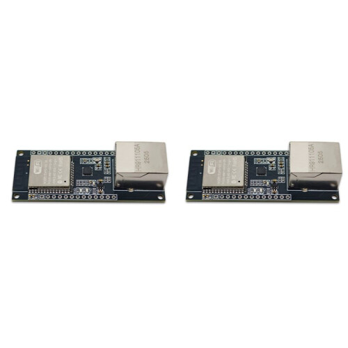 2X ESP32-ETH Embedded Serial Port Networking -Compatible Ethernet WIFI Combo Gateway MCU ESP32 Wireless Module