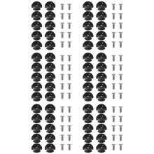 60Pcs Deck Guide Slotted Round Out Pull Rope Buckle Fitting Accessories for Kayak Canoe Boat