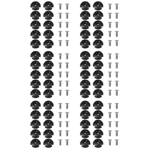 60Pcs Deck  Guide Slotted Round Out Pull Rope Buckle Fitting Accessories for Kayak Canoe Boat