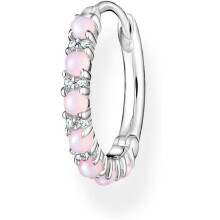 Thomas Sabo Creole Ørering Sølv 925 Creole Style Pink Sten CR664-166-7