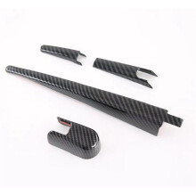 For 2022+ ZRV ZR-V Car Carbon Fiber Rear Window Wiper Arm Blade Cover Trim Overlay Nozzle Garnish Molding