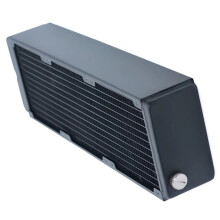 FREEZEMOD Computer Pc Water Cooler Brass Radiator 3 Layers 65MM Thick Copper Fins Cpu Heat Sink.TSRP-HP65-360