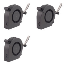 3X Cooling Fan for  P1 P1S Front Shell Component Cooling Drum Fan Model Double  Bearing High Speed 5015