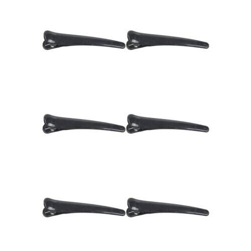 60 X Epingle à Cheveux de Forme Du Bec de Canard Noire