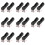 16 Pcs Black 18650 Flat Tip Batteries Battery Holder Case W Wire Leads 1
