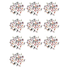 500pcs G Scale 1:30 Mix Painted Model People Train Park Street Passenger Figures