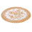 18 Exquisite Gold-Tone Flower Dinning Table COASTERS SET 7