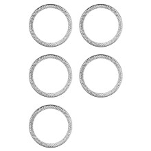 5X Arranque del Motor Interruptor de Almacenamiento Botón Anillo Cubierta de Ajuste para Sport 2014-2018 - L405