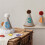 High Quality Fabric Birthday Hat Including 8 Number Portable-D 10