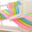 18Pcs 8-Shaped Plastic Non-Slip Hanger Space Saving Clothes Drying Rack Hanger Coat Hangers 6