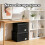 Sturdy Polyester Book Storage Case With Protective Cover-Black 9