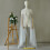 Pearls Embellished Detachable Bridal Capelet Accessory-White 5