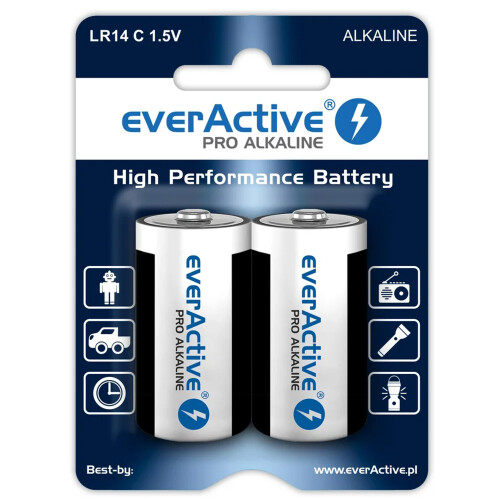 LR14 2BL EverActive Pro Alkalinen