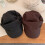 Cotton Linen Pleated Beret Hat With Simple Design Long-Black 5