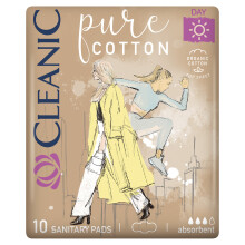 036135 HH Cleanic Ren Bomuld Dagbind 10 stk