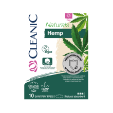 035268 HH Cleanic Naturals Økologisk Hamp Dagbind 10 stk