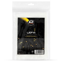 K2 D5105 LEFA Chiffon mikrokuitu nahkapintojen puhdistamiseen, 40 x 40 cm