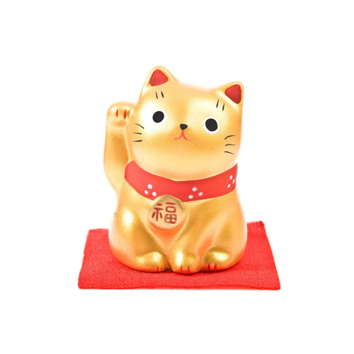 Figura Maneki Neko - Oro