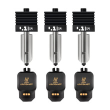 3 Piezas de Boquilla de 0,4 mm para Extrusor para P2S/X2D/H2D/H2S/H2C A1/A1 , Piezas de Repuesto para Impresoras 3D
