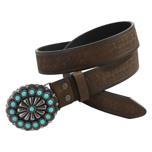 Ceinture à breloques occidentale classique, artisanat perlé,-M 1