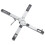 Lightweight Collapsible Laptop Tablets Phone Holder-Silver 1
