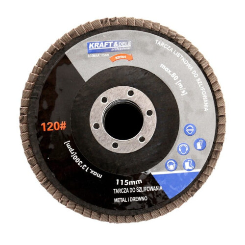 115 mm P120 Lamskive Universal | Kraft&Dele