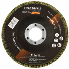 Jeu de disques à lamelles de 115 mm P80 KD962