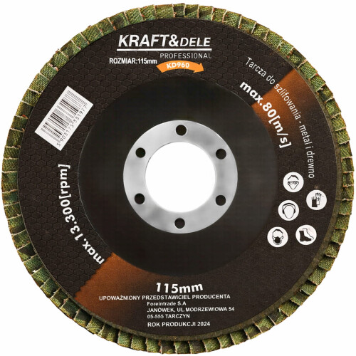 P40 Lamskive 115 mm Universal | Kraft&Dele
