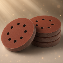 Papier de verre, 50 disques de 125 mm, grain P60, avec fixation Velcro KD11808