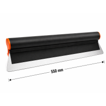 ATLAS TOOLS KLINGE TIL EFTERBEHANDLING 55 cm 550 mm ATLAS TOOLS PROFESSIONEL KLINGE SORT ANODISERET SPARK BYGGESKROT