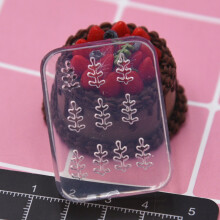 Nails Art Silicone Mold Small Leaf Shape Manicure Training Tool