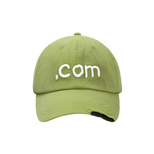 Modern Distressed Baseball Cap Wash Cotton Adjustable Sun-Green