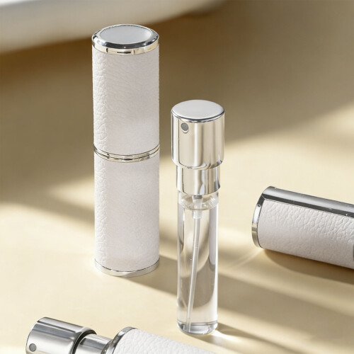 Perfume Atomizer Rotating Press Perfume Sprayer Bottle-Purple 2