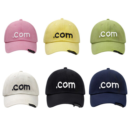 Modern Distressed Baseball Cap Wash Cotton Adjustable Sun-Green 1
