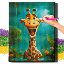 5D GYÉMÁNTFESTÉS KERETTEL Gyémánthímzés 30x40 Mozaik Gyerekeknek Oh Art!