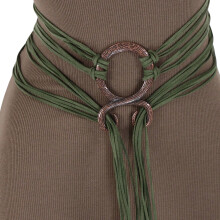 Ceinture en métal serpent, motif médiéval-fantastique,-2
