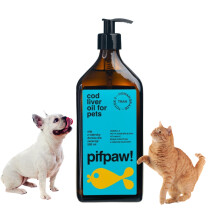 Pifpaw Torskelevertran til dyr, menneskekvalitet - 500 ml
