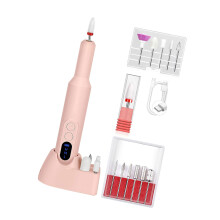 Professionele draadloze nagelboormachine met 12 stuks en 36-Roze