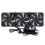 2pcs 3x120mm Computer Fan with AC 100V-240V Speed Controller for Cabinet Cooling Server Workstation Cooling US Plug 2