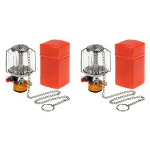 2X Outdoor Camping Gas Lantern Piezo Ignition Portable  Gas Tent Lamp Light Camping Equipment Cooking Accessories