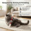 Jouet pour Chat Coton-Tige Géant Jouet Interactif Grand Format avec Herbe à Chat A 3