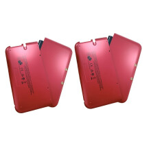 2X Matte Protector Cover Plate Protective Case Housing Shell for Nintendos 3DS LL/3DS XL Game Accessories Red