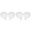 4X Handle Controller Button Panel Cover for Meta Quest 3 Controller Grips Protective Transparent Cover Anti Scratch 2