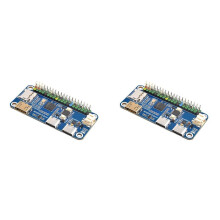 2X RP2040-Pizero-Entwicklungsboard Basierend auf Dem RP2040-Dual-Core-Prozessor, Kompatibel mit Dem Raspberry Pi Gpio-Schnittstellenmodul