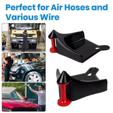 8-Pack Tire Hose Rollers for Car Wash Avoid Snagging, Car Wash Detailing Supplies Tool, Auto Detailing Tools Black