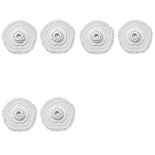6x Mop Pad Spare Parts for Bot W10 & W10 Pro Self-Cleaning Robot Vacuum and Mop Vacuum Cleaner Mop Cloth